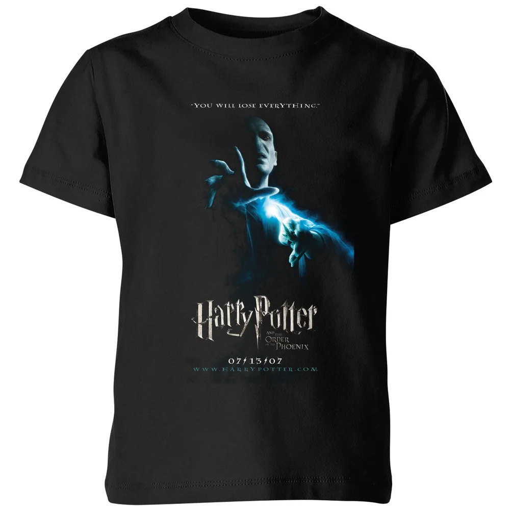 Harry Potter Order Of The Phoenix Kids' T-Shirt - Black - 3-4 Years Image 1