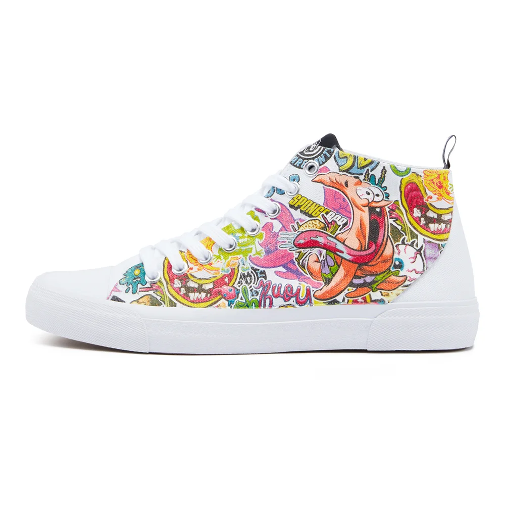 Akedo x SpongeBob SquarePants High Top - White - UK 3 / EU 35.5 / US Men's 3.5 / Women's 5 Image 1