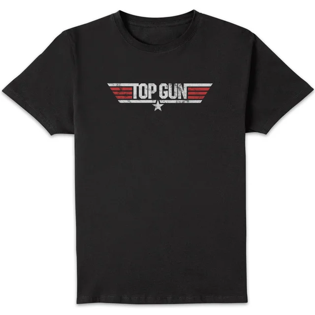 Top Gun Classic Logo Unisex T-Shirt - Black
