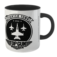 Top Gun Maverick Fighter Town USA Mug - Black