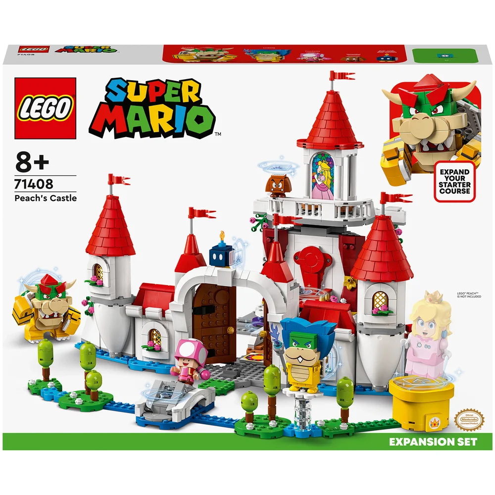 LEGO Super Mario Peach’s Castle Expansion Set Toy (71408) Image 1