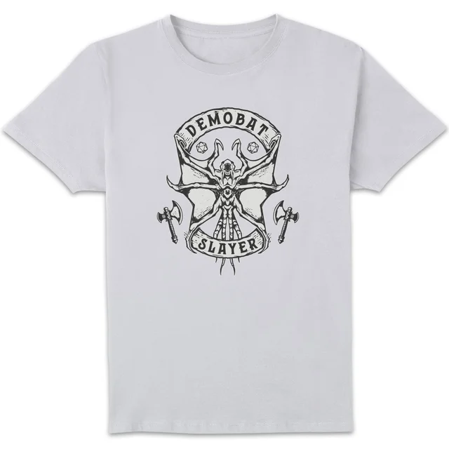 Stranger Things Demobat Slayer Unisex T-Shirt - White
