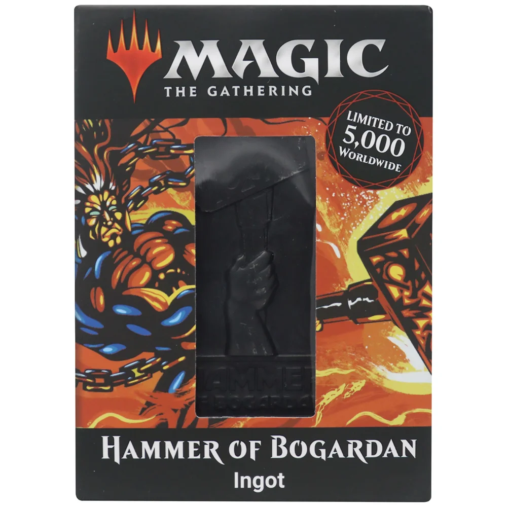 Fanattik Magic the Gathering Limited Edition Hammer of Borgardan Metal Ingot Image 1