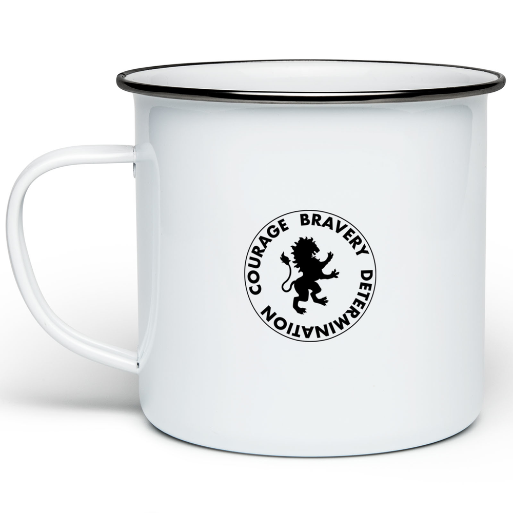 Harry Potter Gryffindor House Enamel Mug - White Image 1