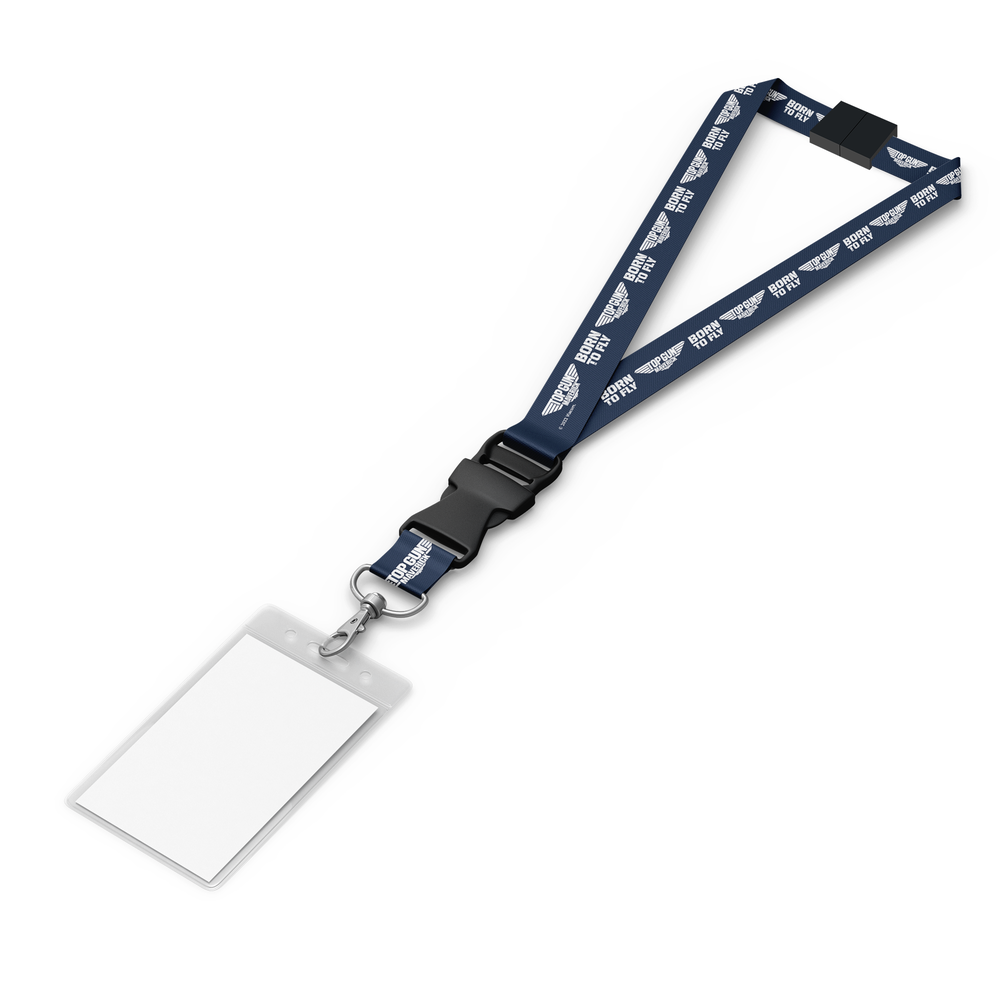 Top Gun Born To Fly Lanyard Image 1