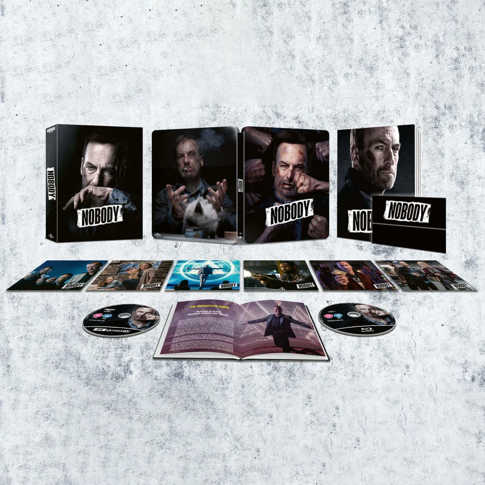 Nobody - Zavvi Exclusive Limited Collectors Edition 4K UHD Steelbook (Includes Blu-ray) Image 1