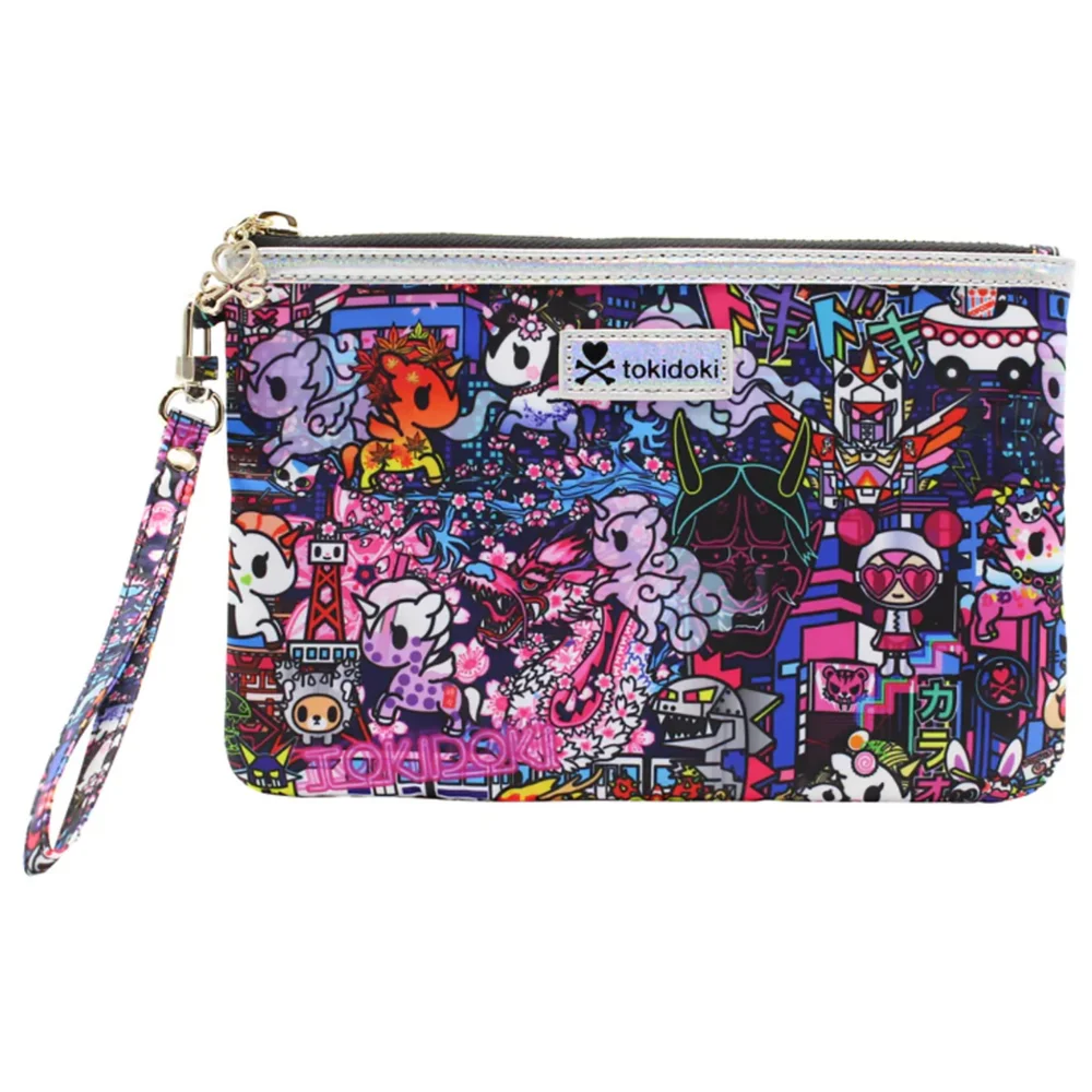 tokidoki Midnight Metropolis Zip Pouch Wristlet Image 1