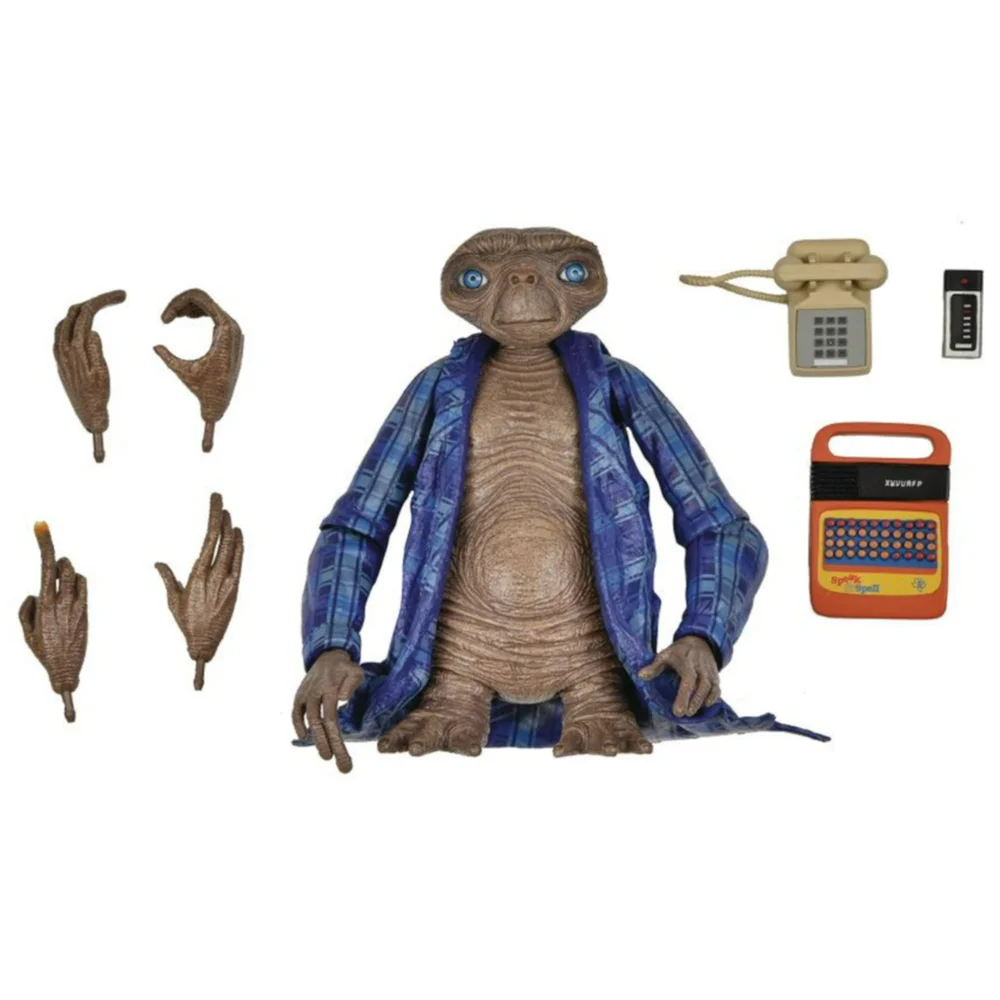 NECA E.T. The Extra-Terrestrial 40th Anniversary Ultimate Telepathic E.T. 7 Inch Scale Action Figure Image 1