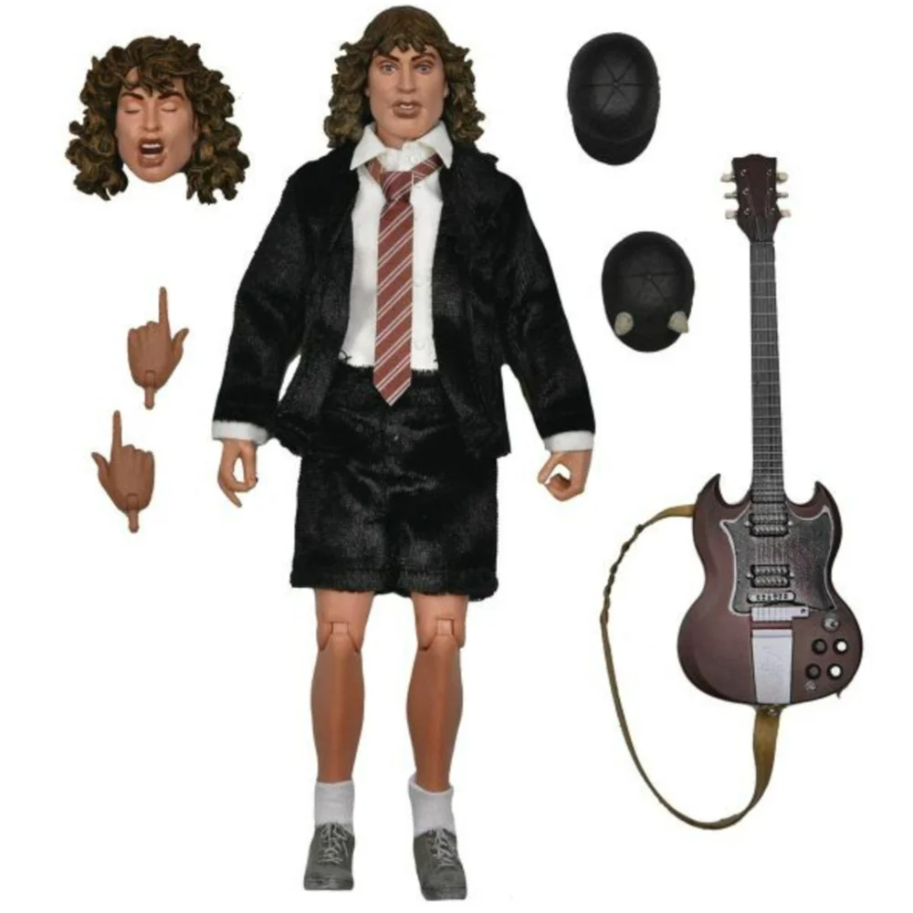 NECA AC/DC Angus Young Highway to Hell 8 Inch Clothed Action Figure Image 1
