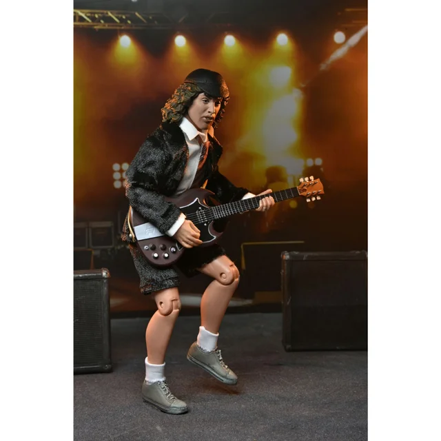 NECA AC/DC Angus Young Highway to Hell 8 Inch Clothed Action Figure