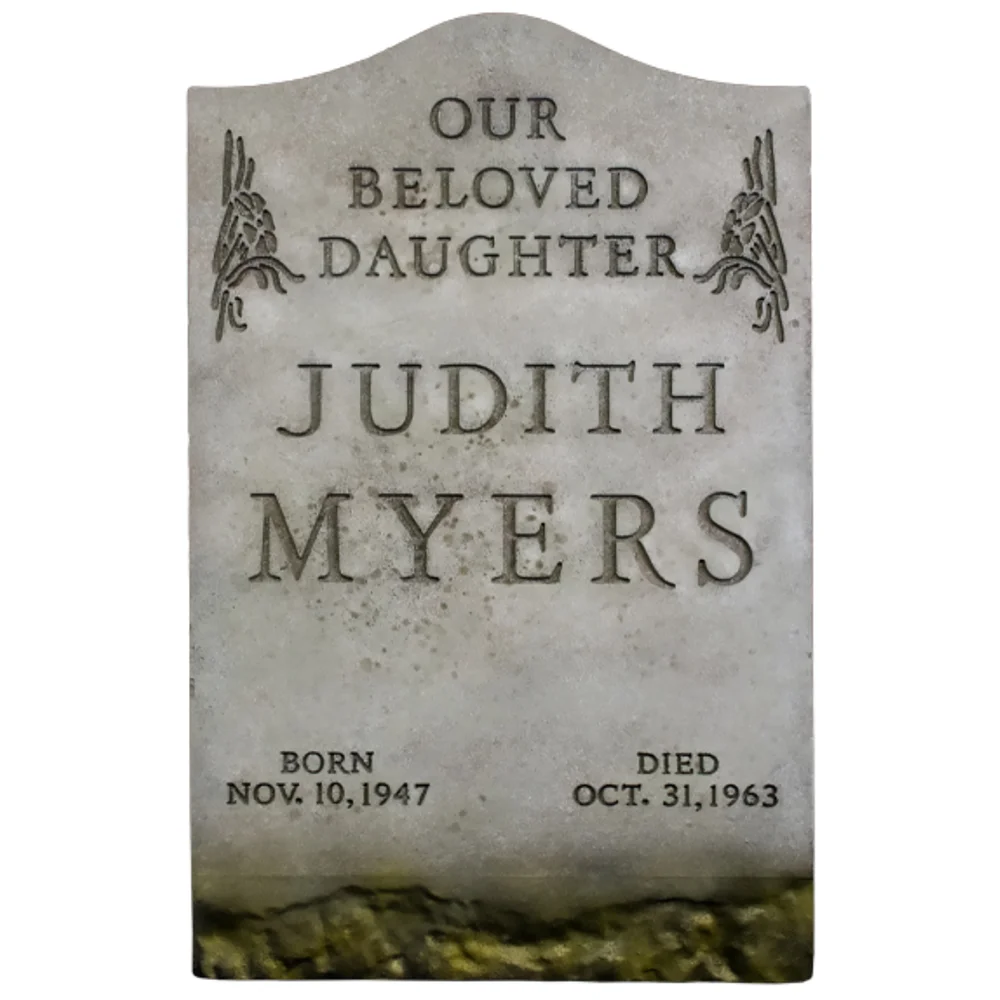 Trick or Treat Studios Halloween (1978) Judith Myers Tombstone Prop Image 1