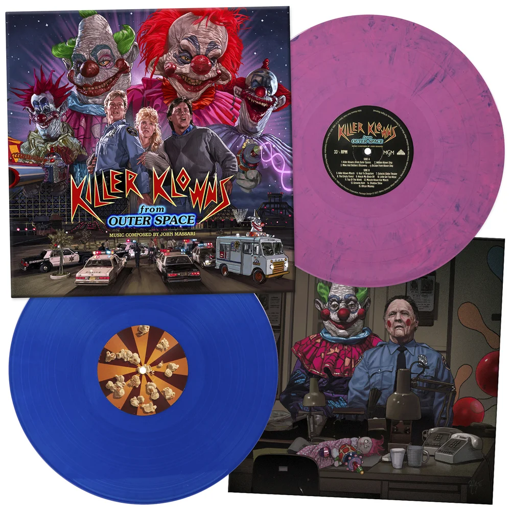 Waxwork - Killer Klowns From Outer Space 2LP Violet Blue Vinyl Image 1