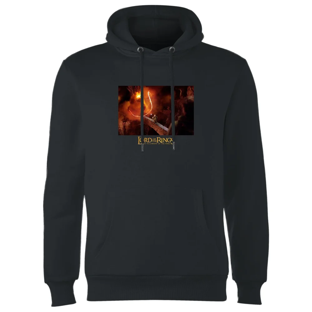 Lord Of The Rings You Shall Not Pass Hoodie - Black - S Image 1