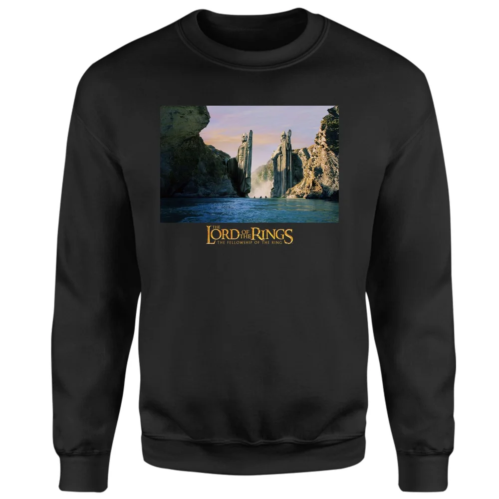 Lord Of The Rings Argonath Sweatshirt - Black - S Image 1