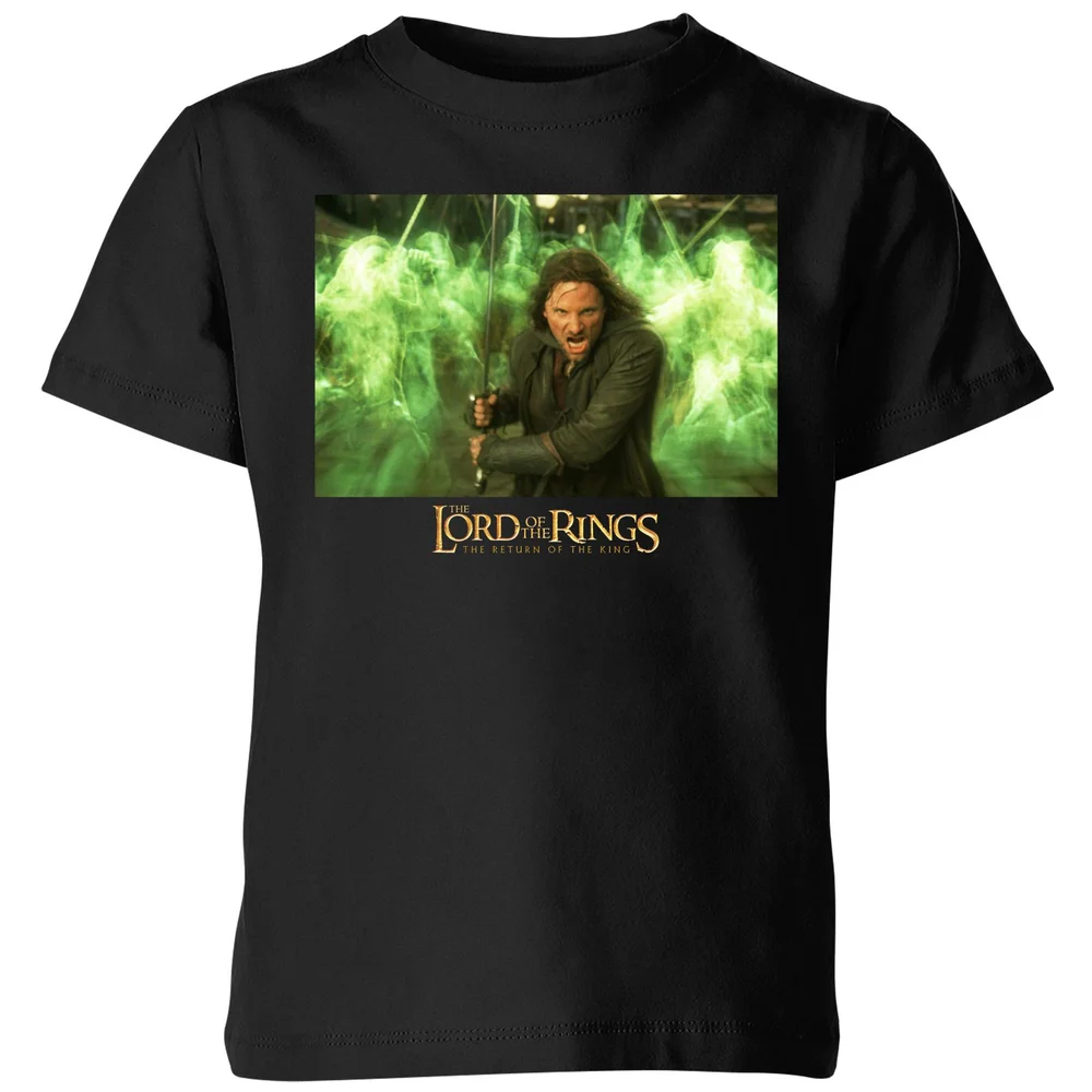 Lord Of The Rings Aragorn Kids' T-Shirt - Black - 3-4 Years Image 1