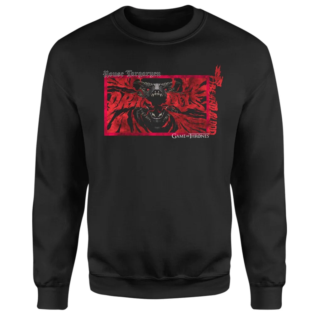 Game of Thrones Fire And Blood Sweatshirt - Black - XS Image 1