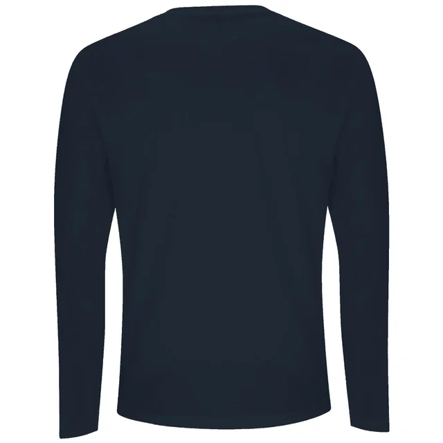 DC Originals Superman Spot Logo Men's Long Sleeve T-Shirt - Navy
