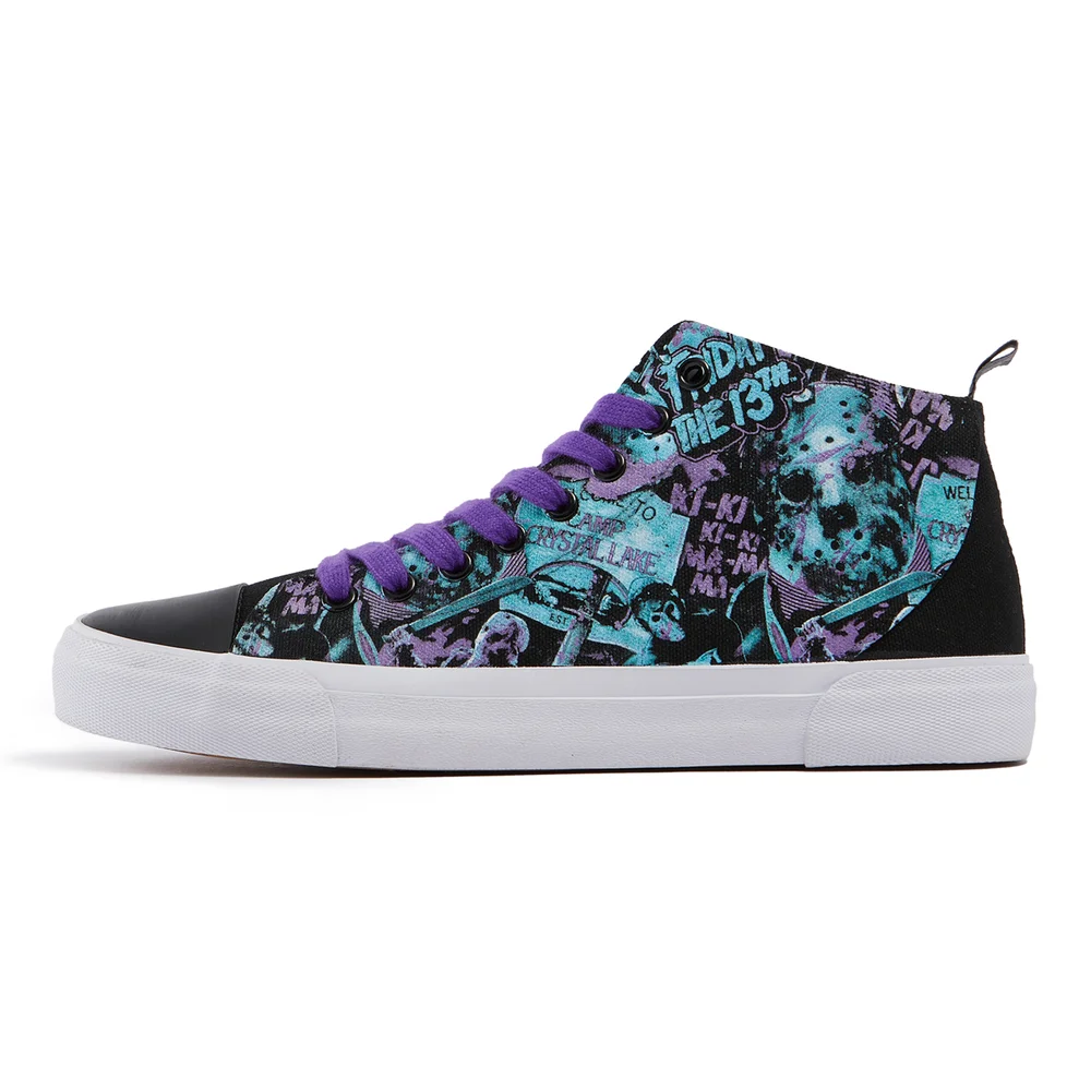 Akedo x Friday The 13th Grindhouse High Top - Black - UK 3 / EU 35.5 / US Men's 3.5 / Women's 5 Image 1