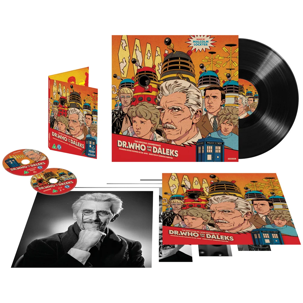 Dr. Who and The Daleks 4K Ultra HD Vinyl Collector's Set Image 1