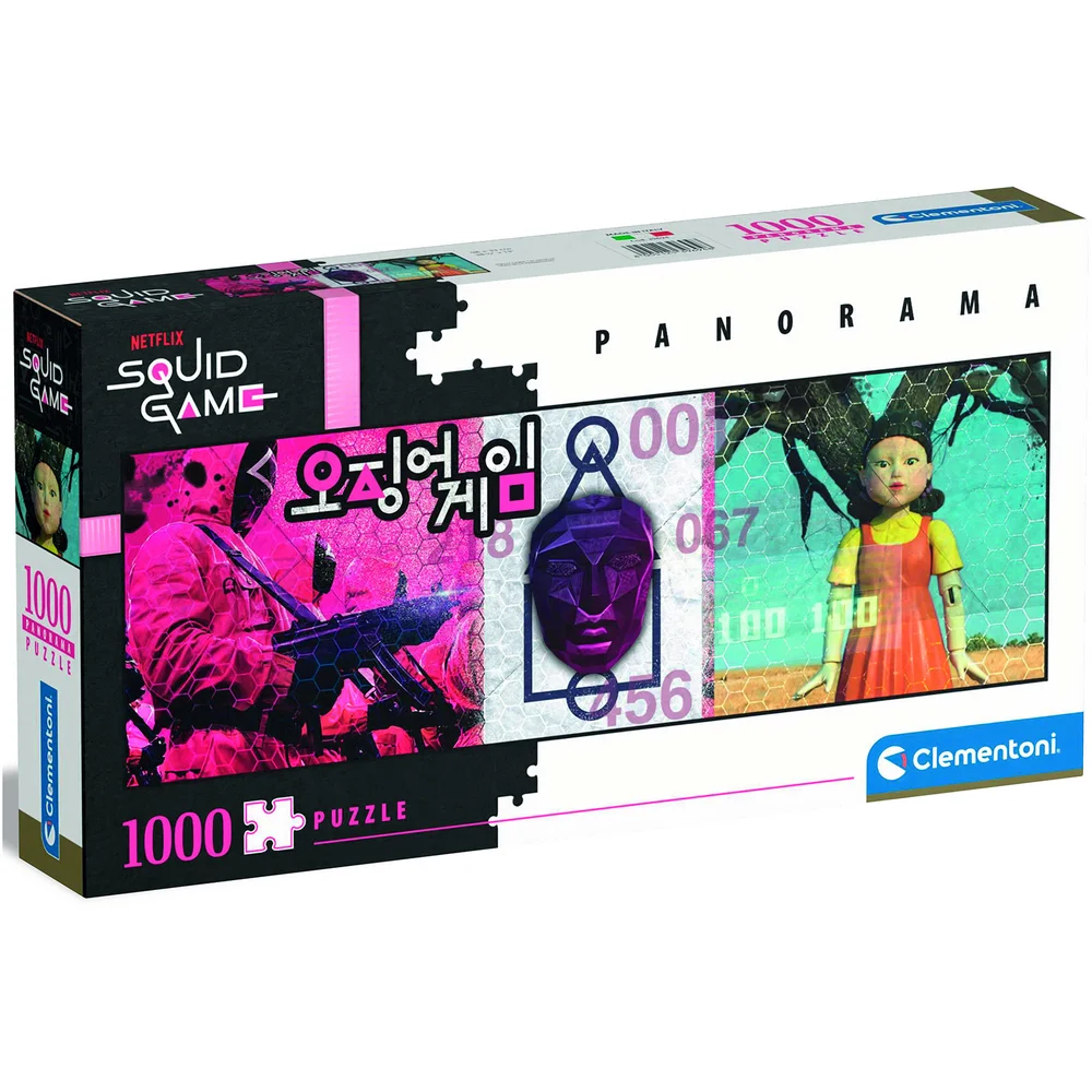 Clementoni 1000pcs Panorama Puzzle - Squid Games Image 1