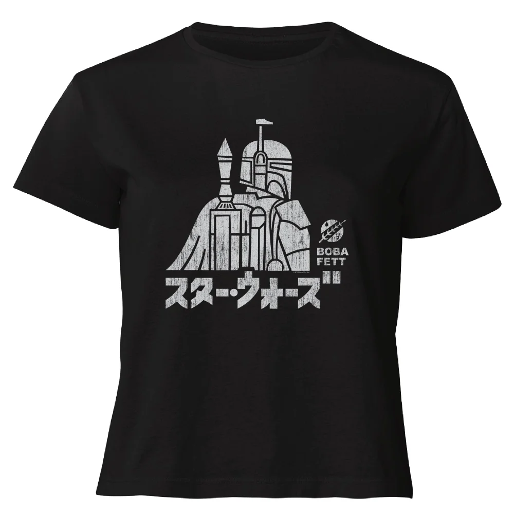 Star Wars Kana Boba Fett Women's Cropped T-Shirt - Black - XS Image 1