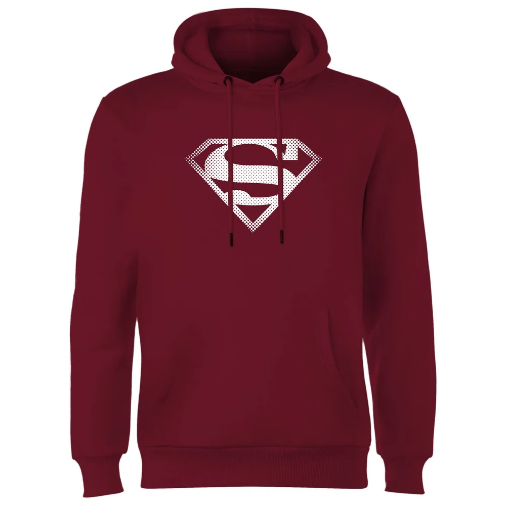 Superman Spot Logo Hoodie - Burgundy - S Image 1