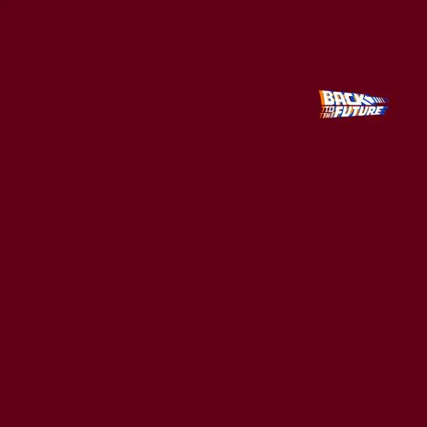 Back To The Future Hoodie - Burgundy