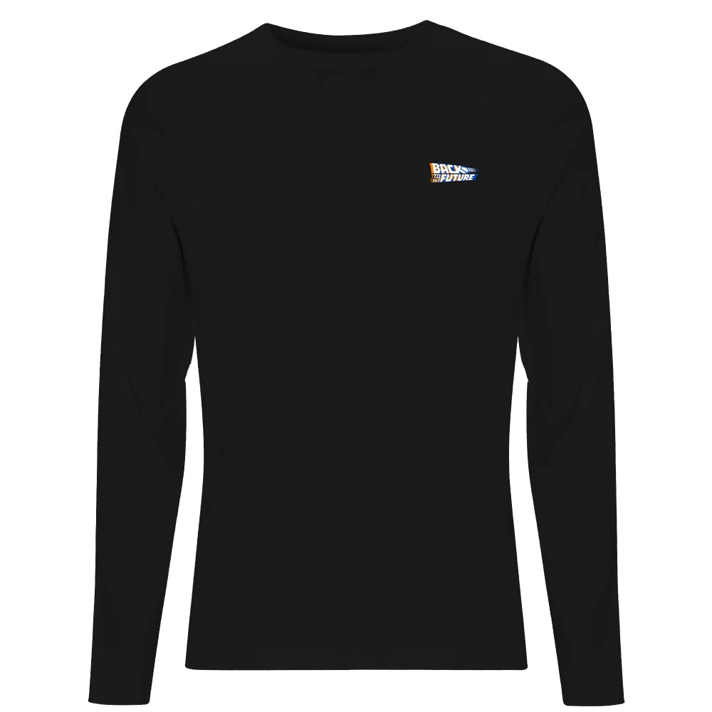 Back To The Future Men's Long Sleeve T-Shirt - Black - XS Image 1
