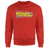 Back To The Future Classic Logo Sweatshirt - Red - undefined undefined