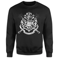 Harry Potter Hogwarts House Crest Sweatshirt - Black - undefined undefined
