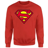 Official Superman Shield Sweatshirt - Red - undefined undefined