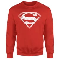 Superman Spot Logo Sweatshirt - Red - undefined undefined