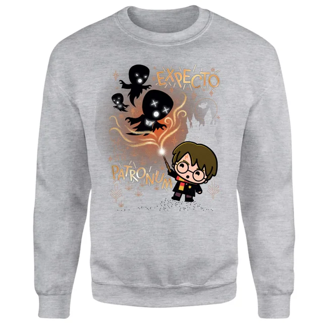 Harry Potter Kids Expecto Patronum Sweatshirt - Grey