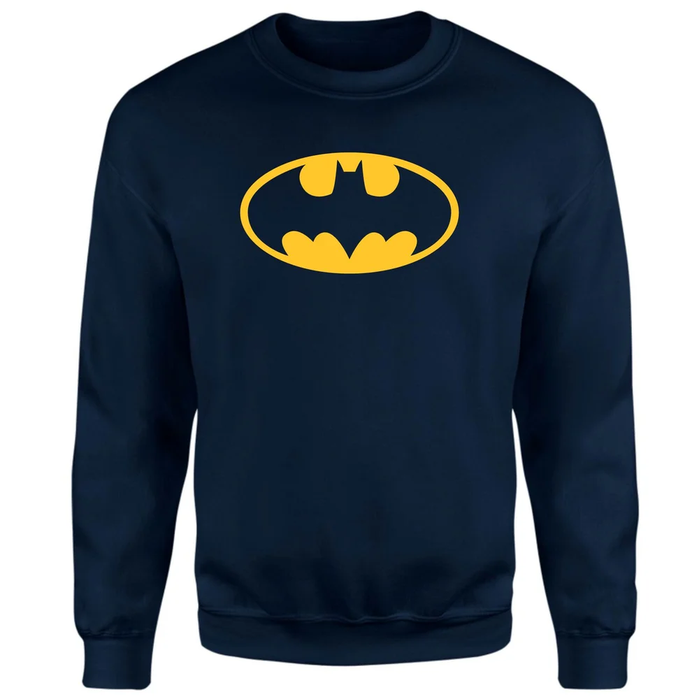 Justice League Batman Logo Sweatshirt - Navy - S Image 1