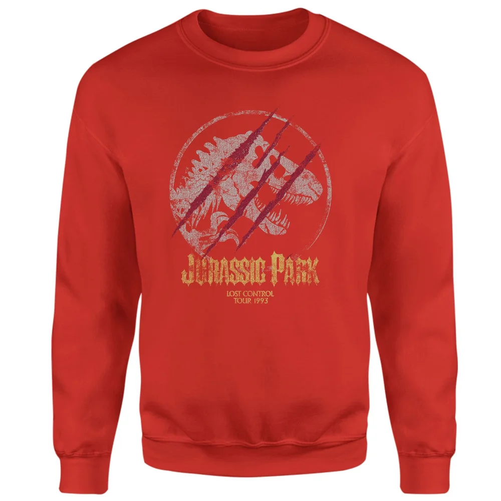 Jurassic Park Lost Control Sweatshirt - Red - S Image 1