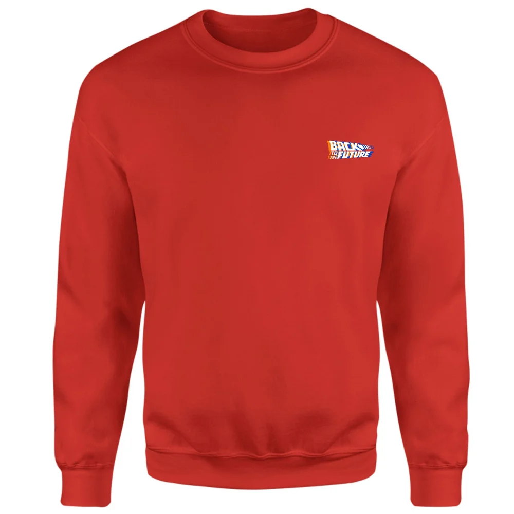 Back To The Future Sweatshirt - Red - XS Image 1