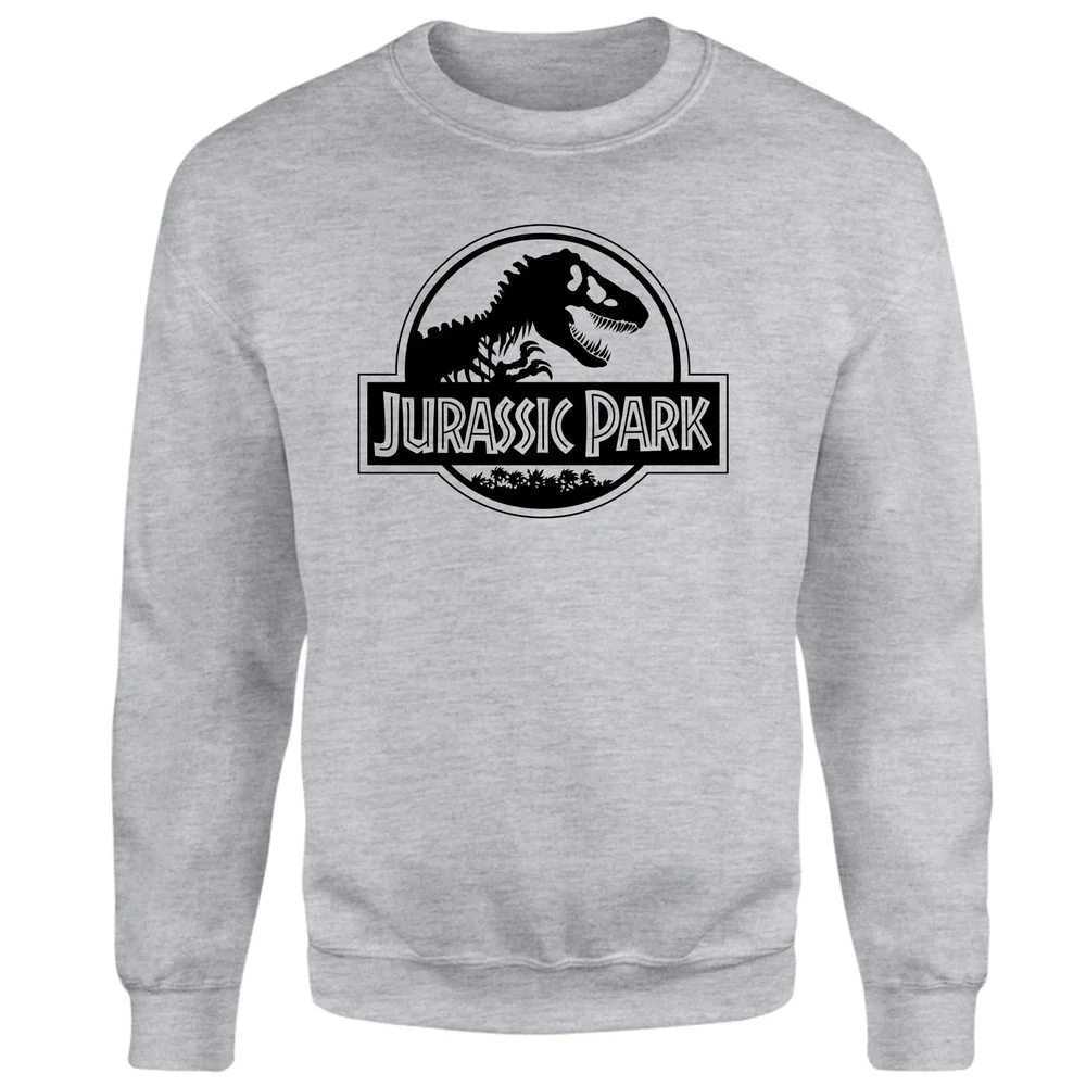 Jurassic Park Logo Sweatshirt - Grey - S Image 1