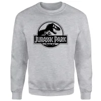 Jurassic Park Logo Sweatshirt - Grey - undefined undefined
