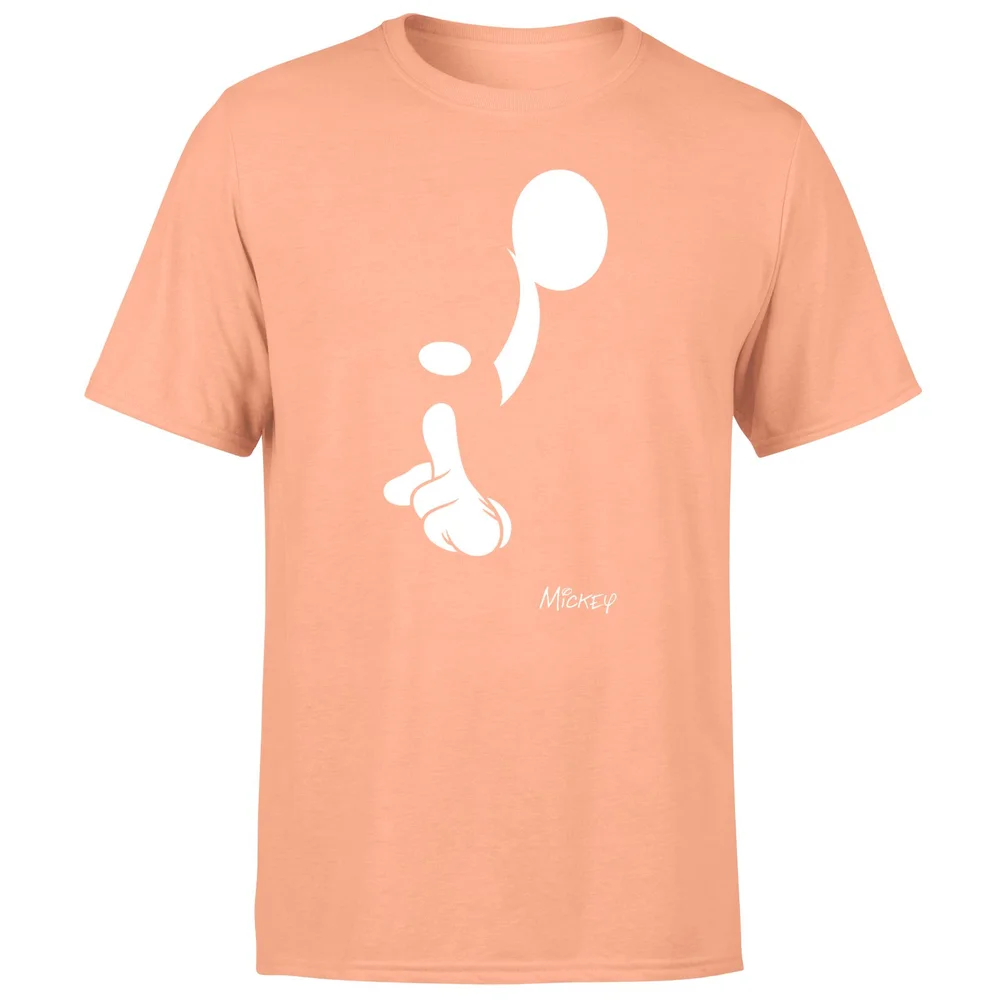 Shush Men's T-Shirt - Coral - XL Image 1