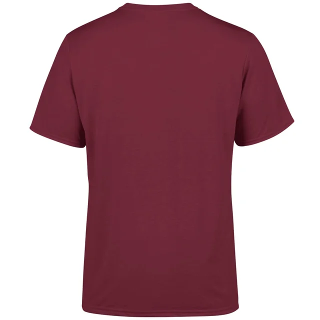 Back To The Future Classic Logo Men's T-Shirt - Burgundy