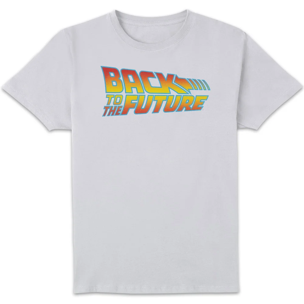 Back To The Future Classic Logo Men's T-Shirt - White - S Image 1