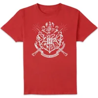 Harry Potter Hogwarts House Crest Men's T-Shirt - Red - undefined undefined