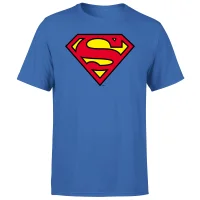 Official Superman Shield Men's T-Shirt - Blue - undefined undefined