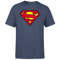 Official Superman Shield Men's T-Shirt - Navy - undefined undefined