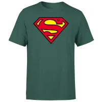 Official Superman Shield Men's T-Shirt - Green - undefined undefined
