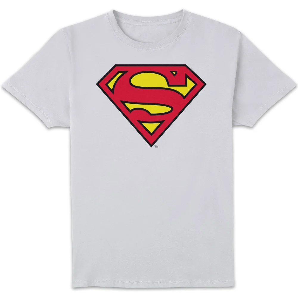Official Superman Shield Men's T-Shirt - White - S Image 1