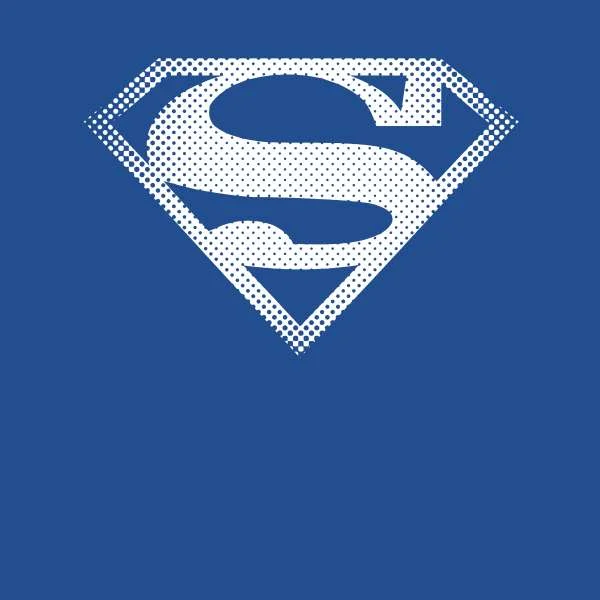 Superman Spot Logo Men's T-Shirt - Blue