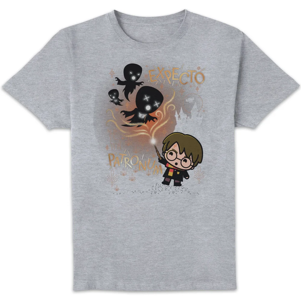 Harry Potter Kids Expecto Patronum Men's T-Shirt - Grey - S Image 1
