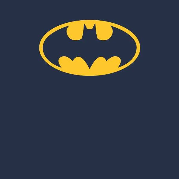 Justice League Batman Logo Men's T-Shirt - Navy
