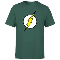 Justice League Flash Logo Men's T-Shirt - Green - undefined undefined